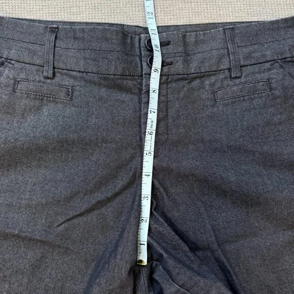 Lee Womens Blue Just Below The Waist Bermuda Style Shorts High Rise Size 12M - Picture 9 of 12